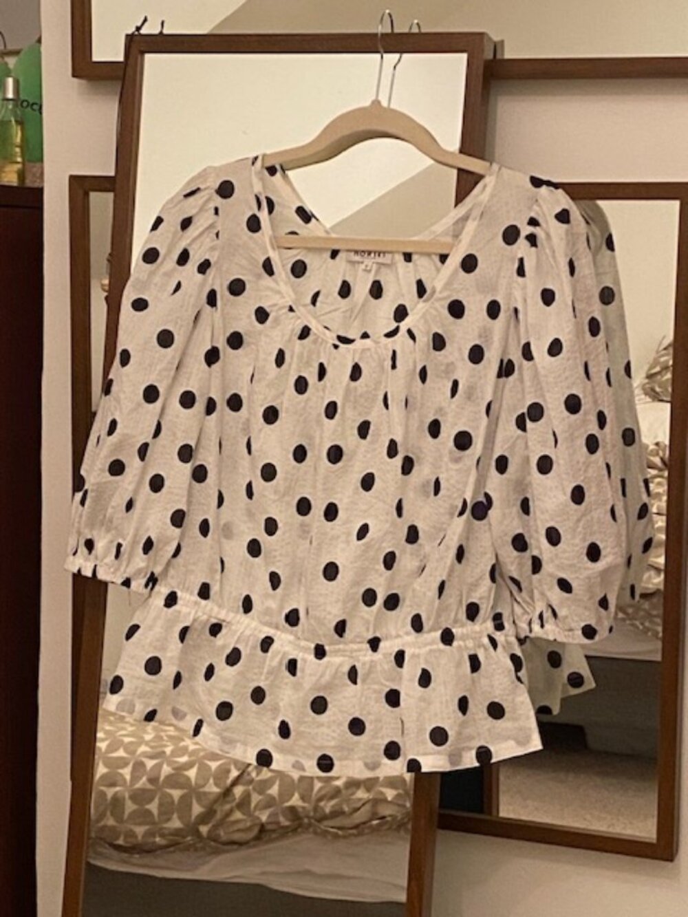 HORSES Polka Dot Blouse